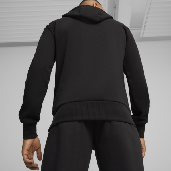 Graphic Booster Men's Basketball Hoodie, PUMA Black, large-ZAF