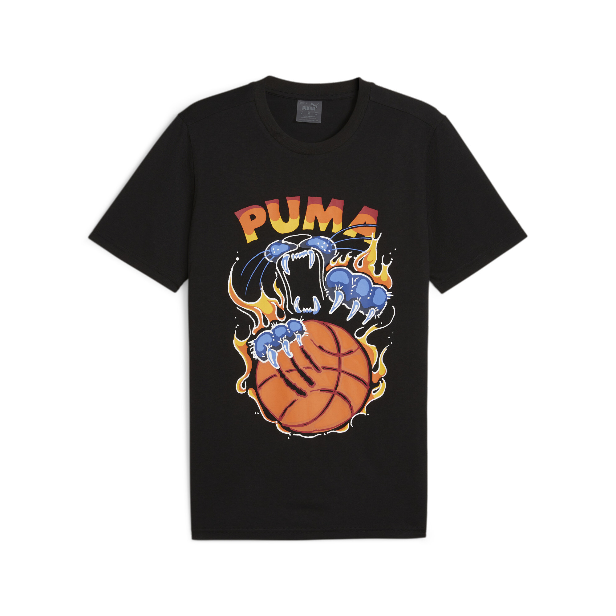 Men's PUMA TSA Basketball T-Shirt In Black, Size Small