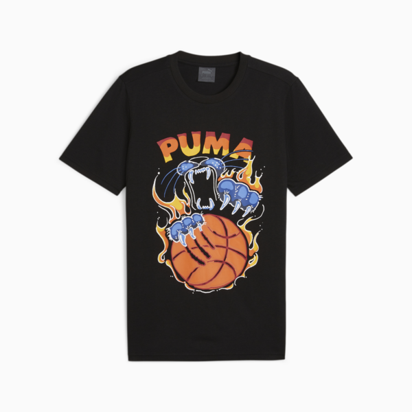 Remera de basketball para hombre TSA, PUMA Black, large-ARG