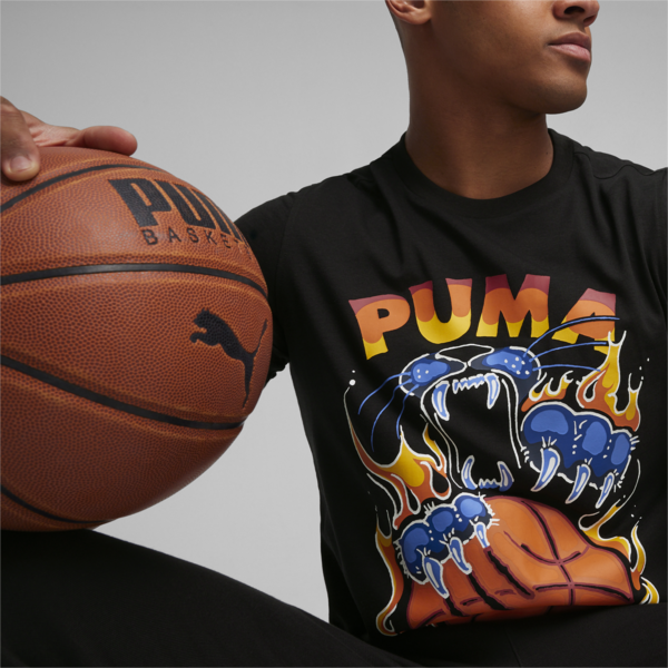 Remera de basketball para hombre TSA, PUMA Black, large-ARG