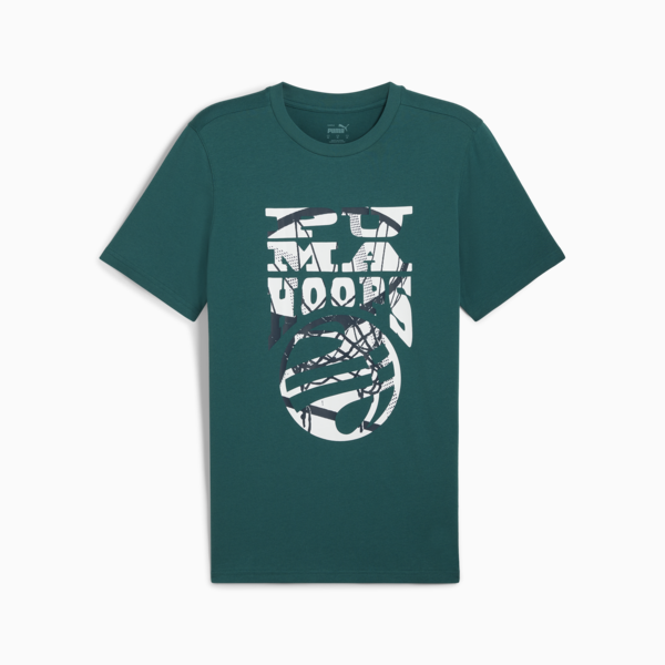 Remera de basketball para hombre The Hooper, Cold Green, large-ARG