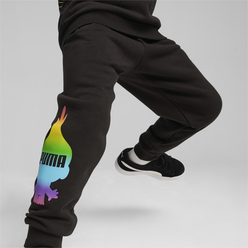 PUMA X TROLLS Kids' Sweatpants in Black size 9-10Y