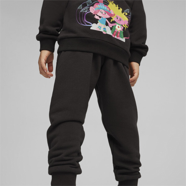 PUMA x TROLLS Kids' Sweatpants, PUMA Black, large-ZAF