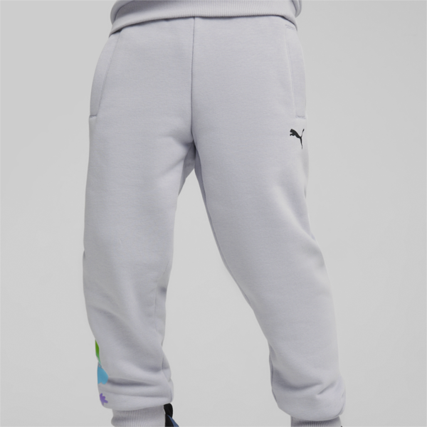 PUMA x TROLLS Kids' Sweatpants, Gray Fog, large-ZAF