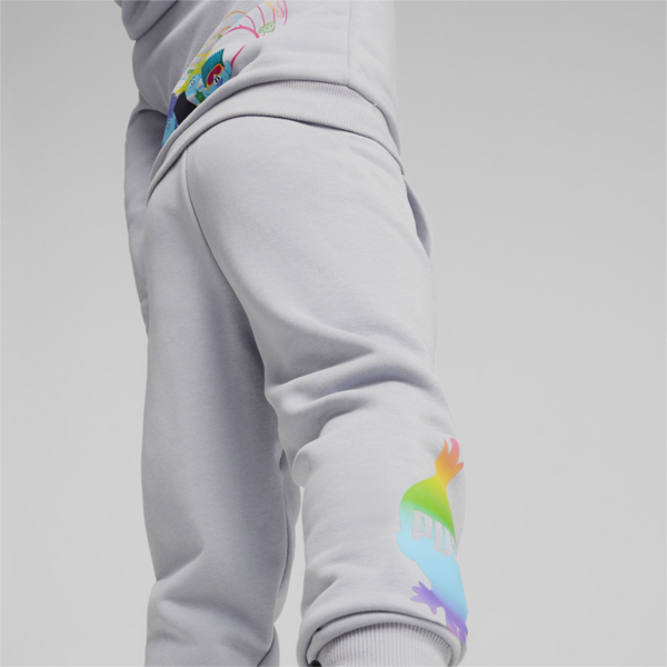 PUMA x TROLLS Kids' Sweatpants, Gray Fog, large-ZAF