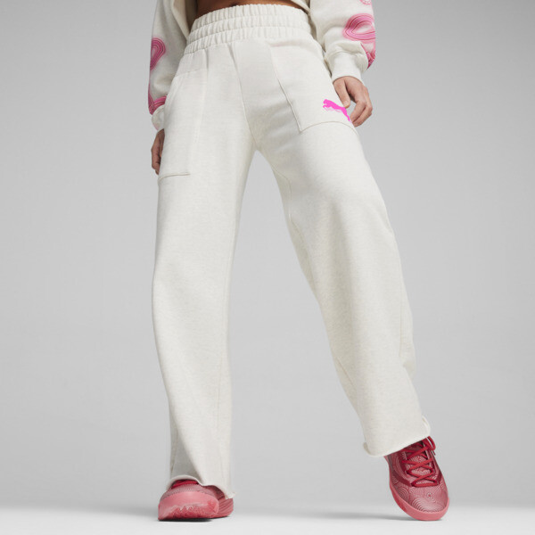 Game Love Heartbreak Women s Basketball Sweatpants gray PUMA