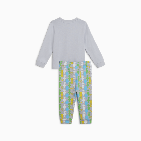 PUMA x TROLLS Toddlers' Jogger Set, Gray Fog, large-ZAF