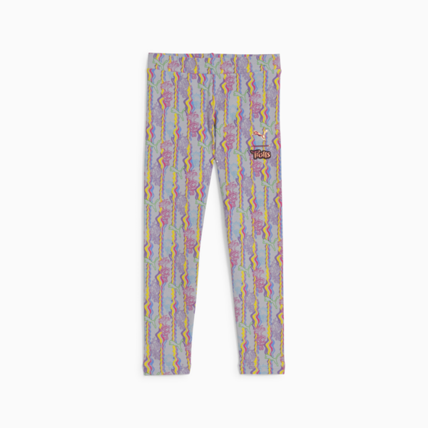 PUMA x TROLLS Kids' Leggings, Gray Fog, large-ZAF