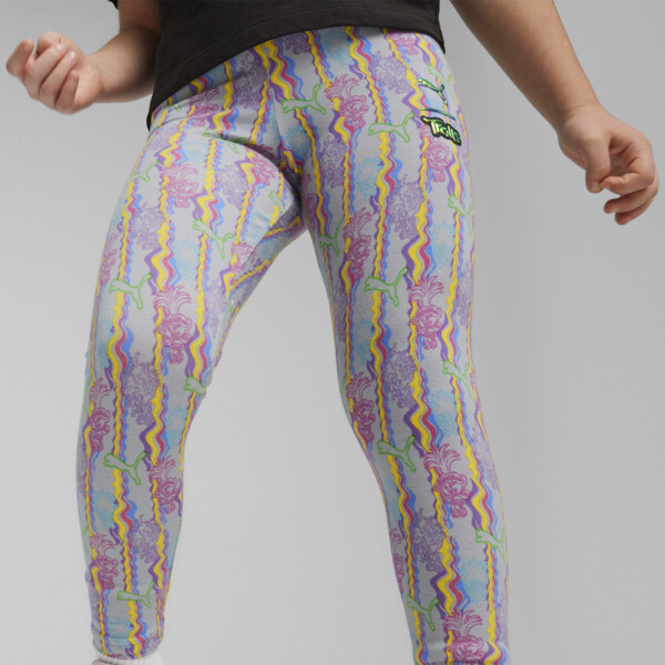PUMA x TROLLS Kids Leggings gray PUMA