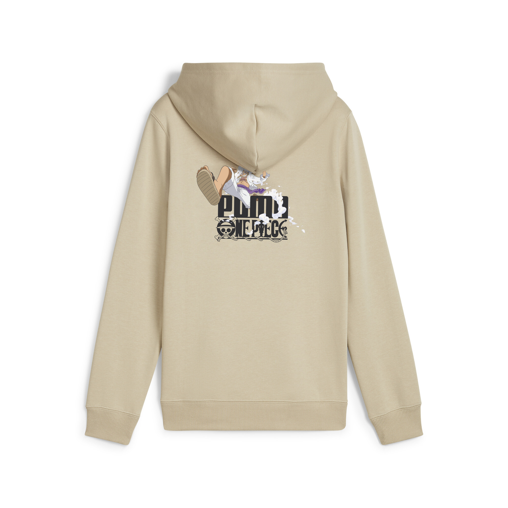 Men's Puma X ONE PIECE Youth Hoodie, Beige, Size 15-16Y, Clothing