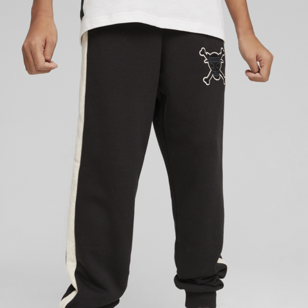 PUMA x ONE PIECE Boys' T7 Pants, PUMA Black, large-ZAF