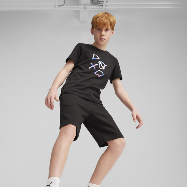 Playera juvenil PUMA x PLAYSTATION® I, PUMA Black, large-MEX