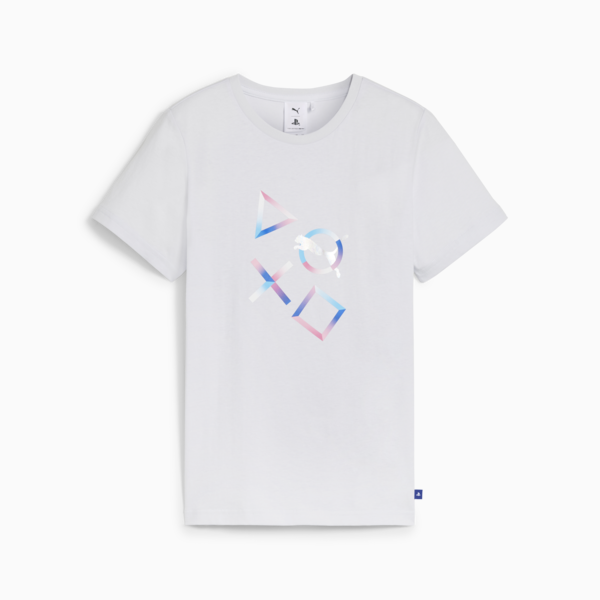 Playera juvenil PUMA x PLAYSTATION® I, Silver Mist, large-MEX