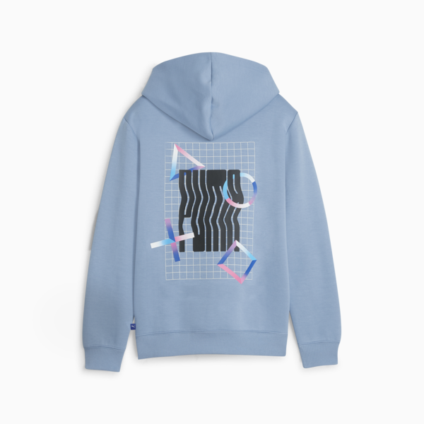 PUMA x PLAYSTATION Youth Hoodie, Zen Blue, large-ZAF