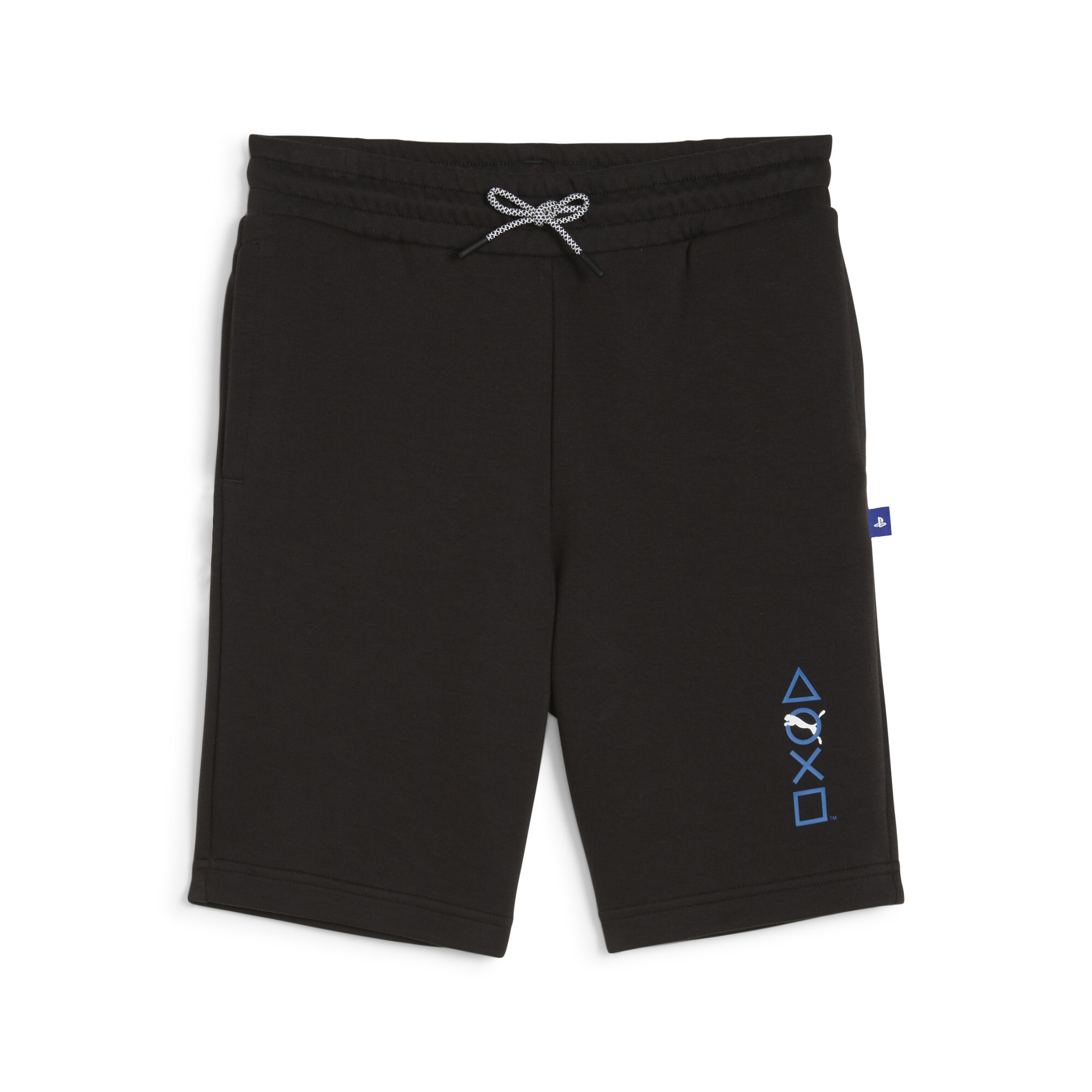 PUMA X PLAYSTATION Shorts In Black, Size 7-8 Youth, Cotton