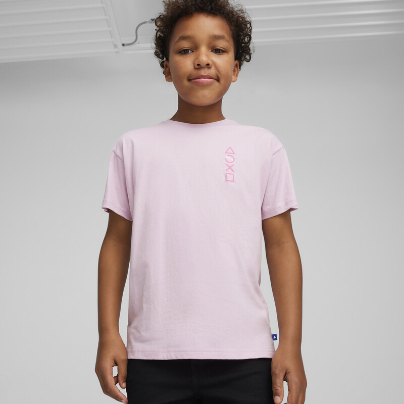 PUMA X PLAYSTATION Youth T-shirt in Gray size 13-14Y