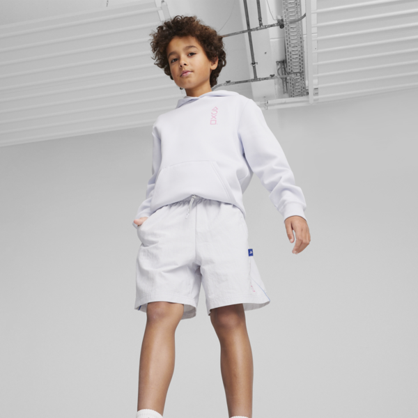 PUMA x PLAYSTATION Youth Shorts, Silver Mist, large-ZAF