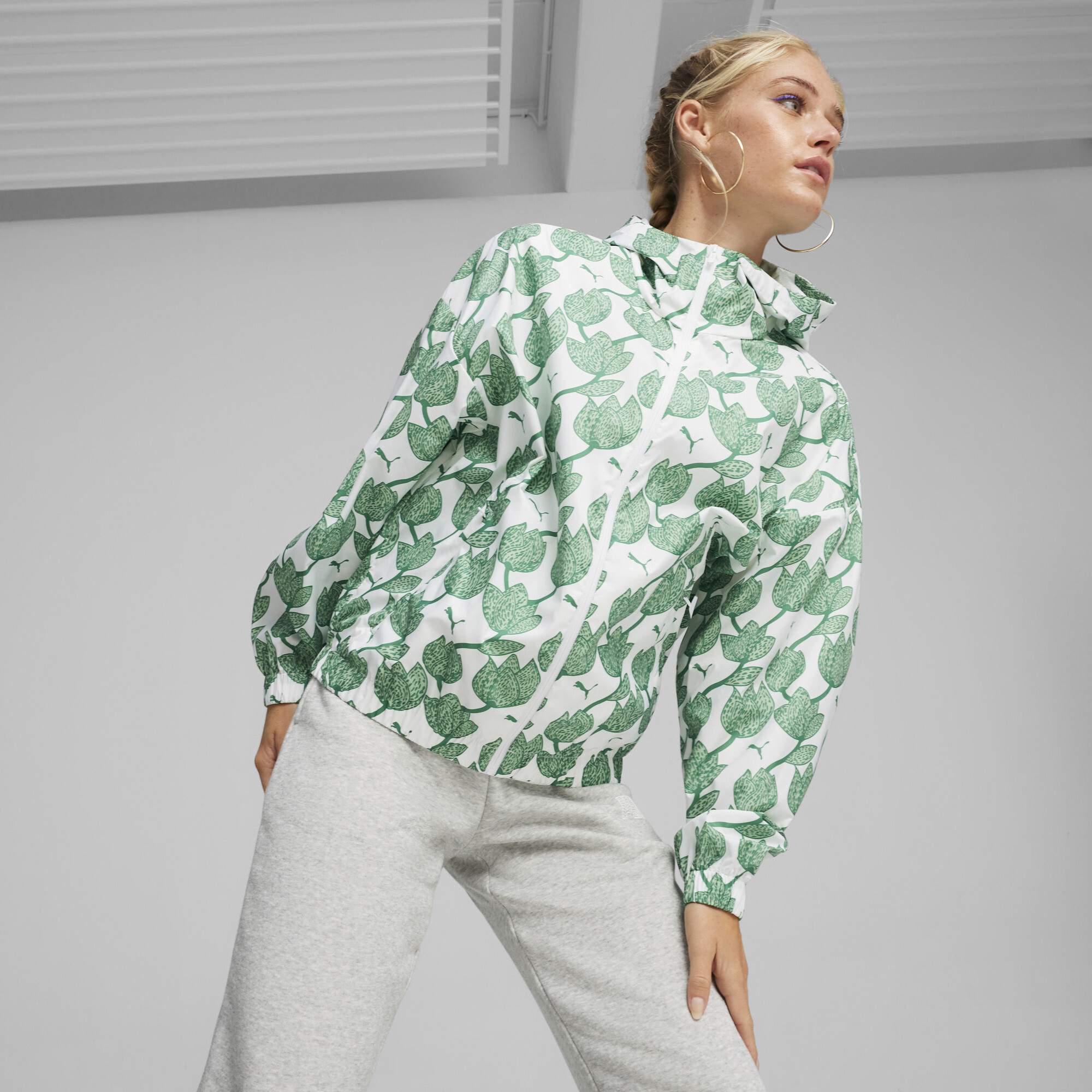 Blossom All Over Print Women s Windbreaker Women PUMA