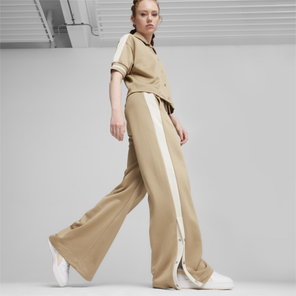 T7 Women's Track Pants, Prairie Tan, large-ZAF