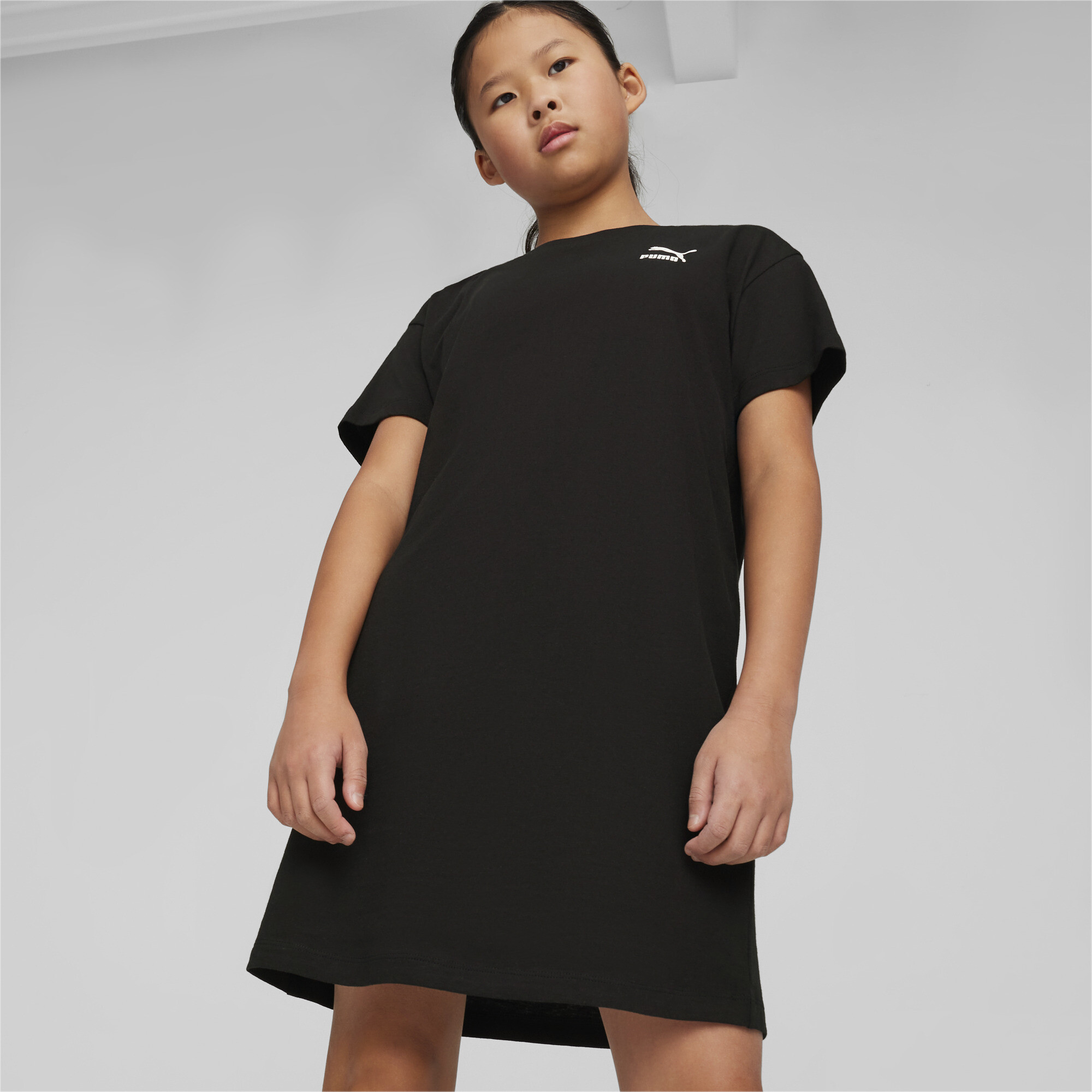 Puma BETTER CLASSICS Girl's Tee Dress, Black, Size 15-16Y, Shop