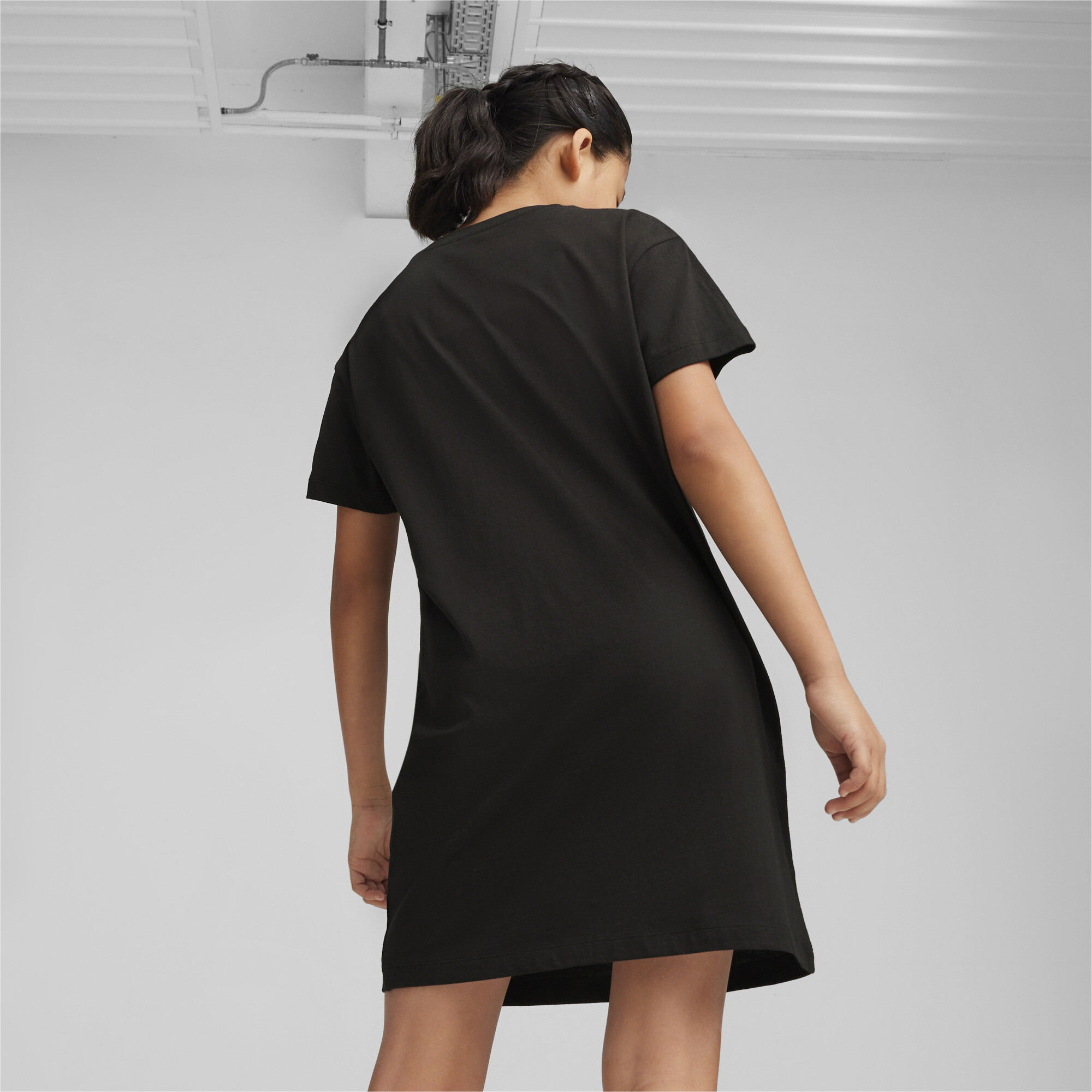 Puma BETTER CLASSICS Girl's Tee Dress, Black, Size 9-10Y, Shop