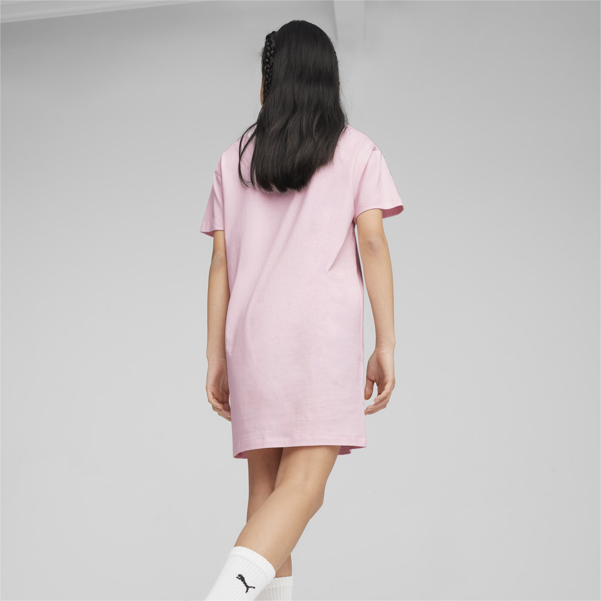 Puma BETTER CLASSICS Girl's Tee Dress, Pink, Size 9-10Y, Shop