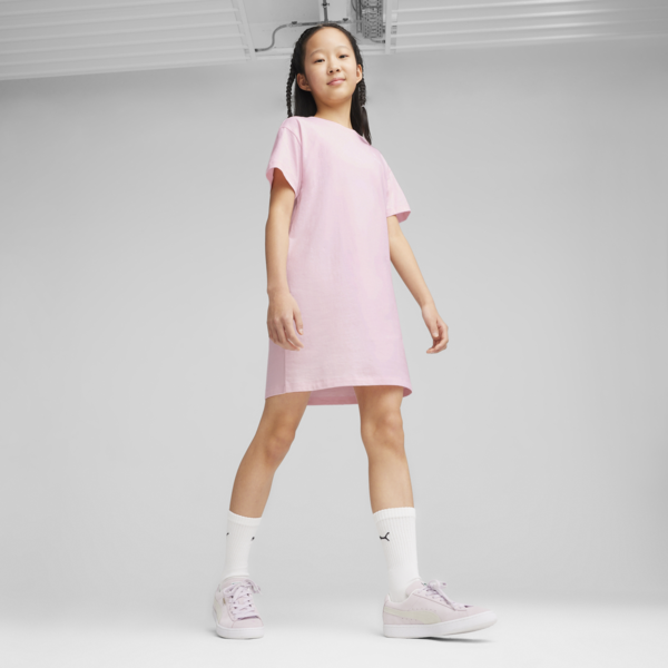 BETTER CLASSICS Youth Tee Dress, Whisp Of Pink, large-ZAF