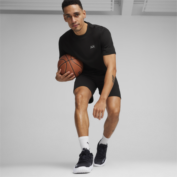 Shorts de Basketball Pivot, PUMA Black, large-ARG