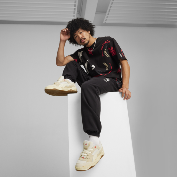 Remera PUMA X STAPLE, PUMA Black-Staple Pink, large-ARG