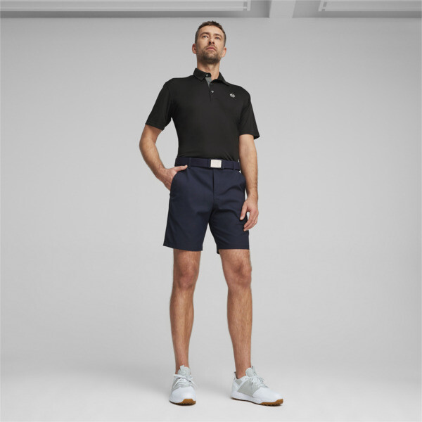 Pure Solid Men's Golf Polo, PUMA Black, large-ZAF