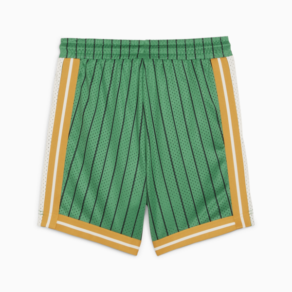 For the Fanbase Youth Basketball Shorts, Archive Green, large-ZAF