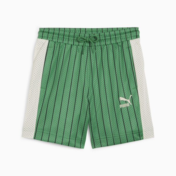 For the Fanbase Youth Basketball Shorts, Archive Green, large-ZAF