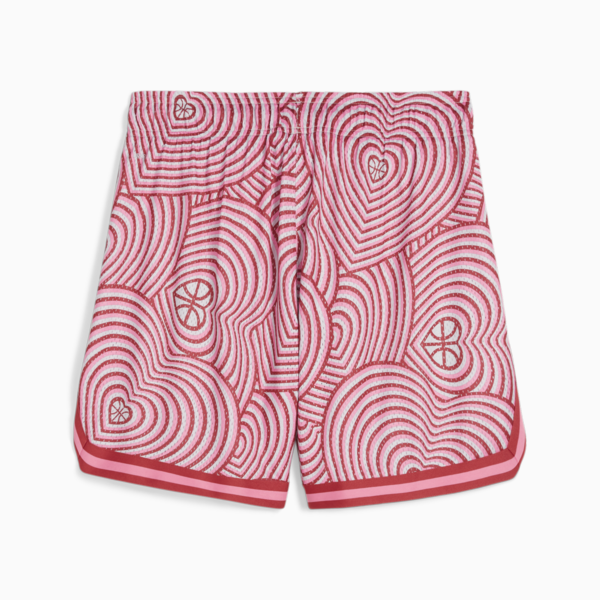 Shorts Game Love Heart para mujer, Club Red-AOP, large-ARG