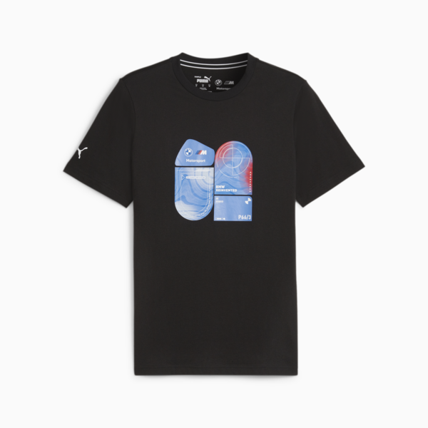 Remera BMW para hombres, PUMA Black, large-ARG