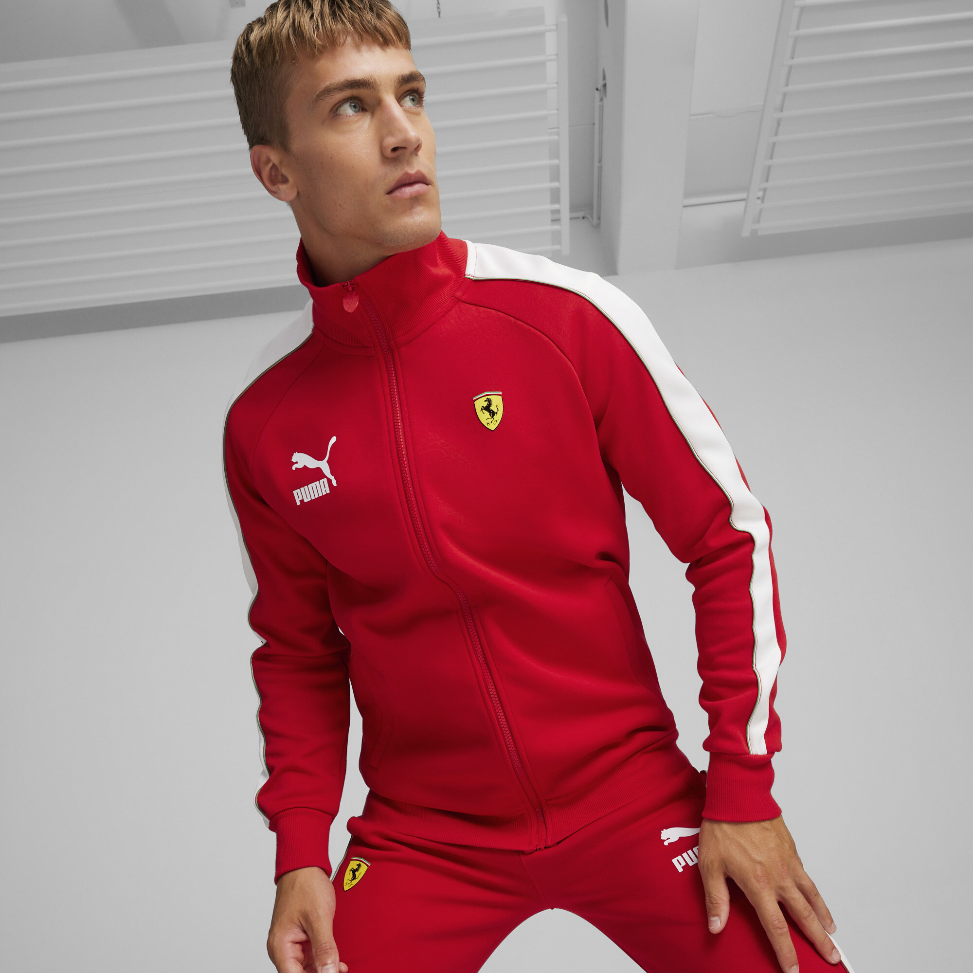 Scuderia Ferrari Race Iconic T7 Men's Motorsport Jacket | Scuderia ...