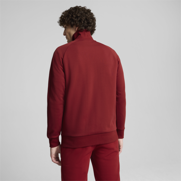 Scuderia Ferrari Race Iconic T7 Men's Motorsport Jacket, Intense Red-Speed Yellow, large-ZAF