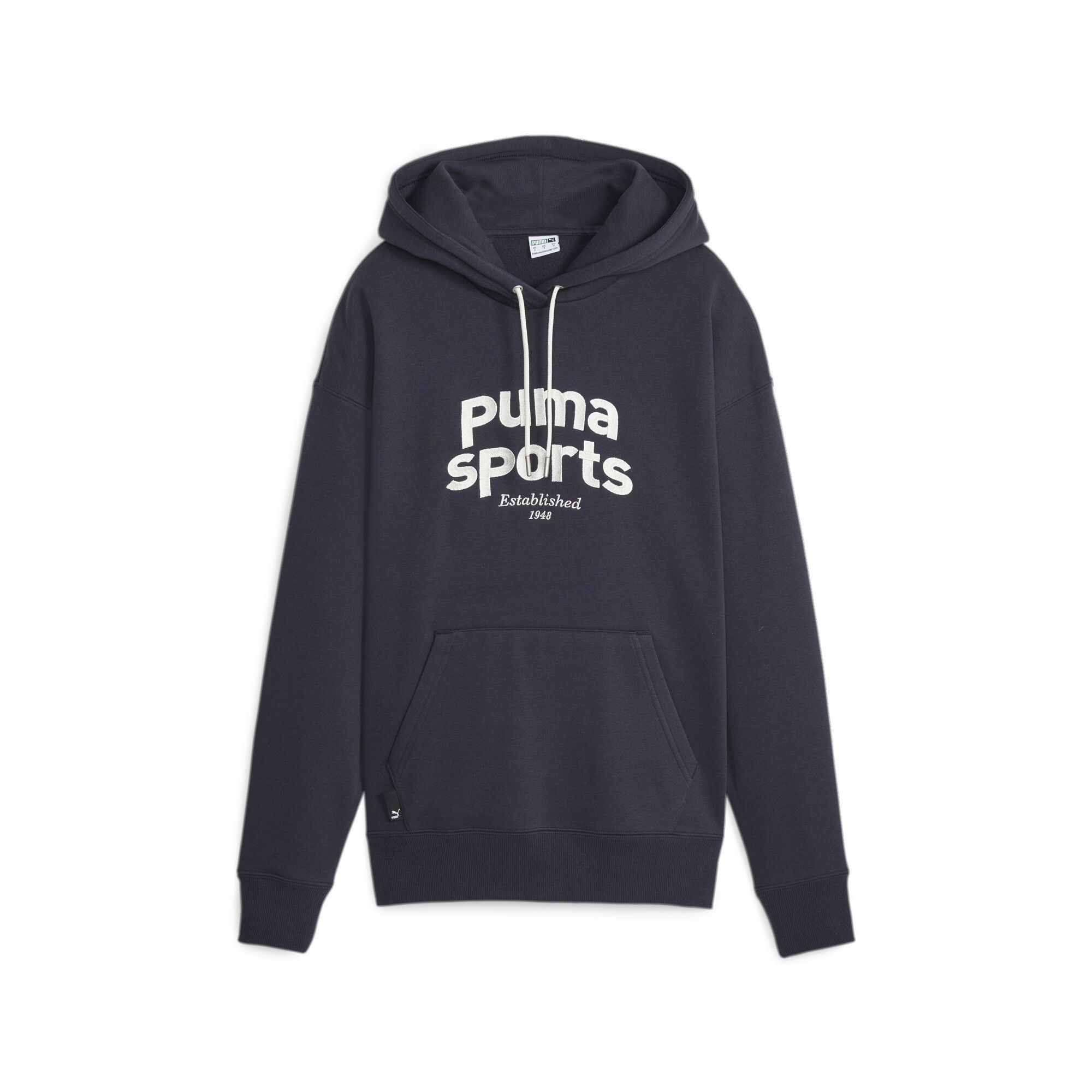 Women's PUMA Team Hoodie In Blue, Size Large, Cotton