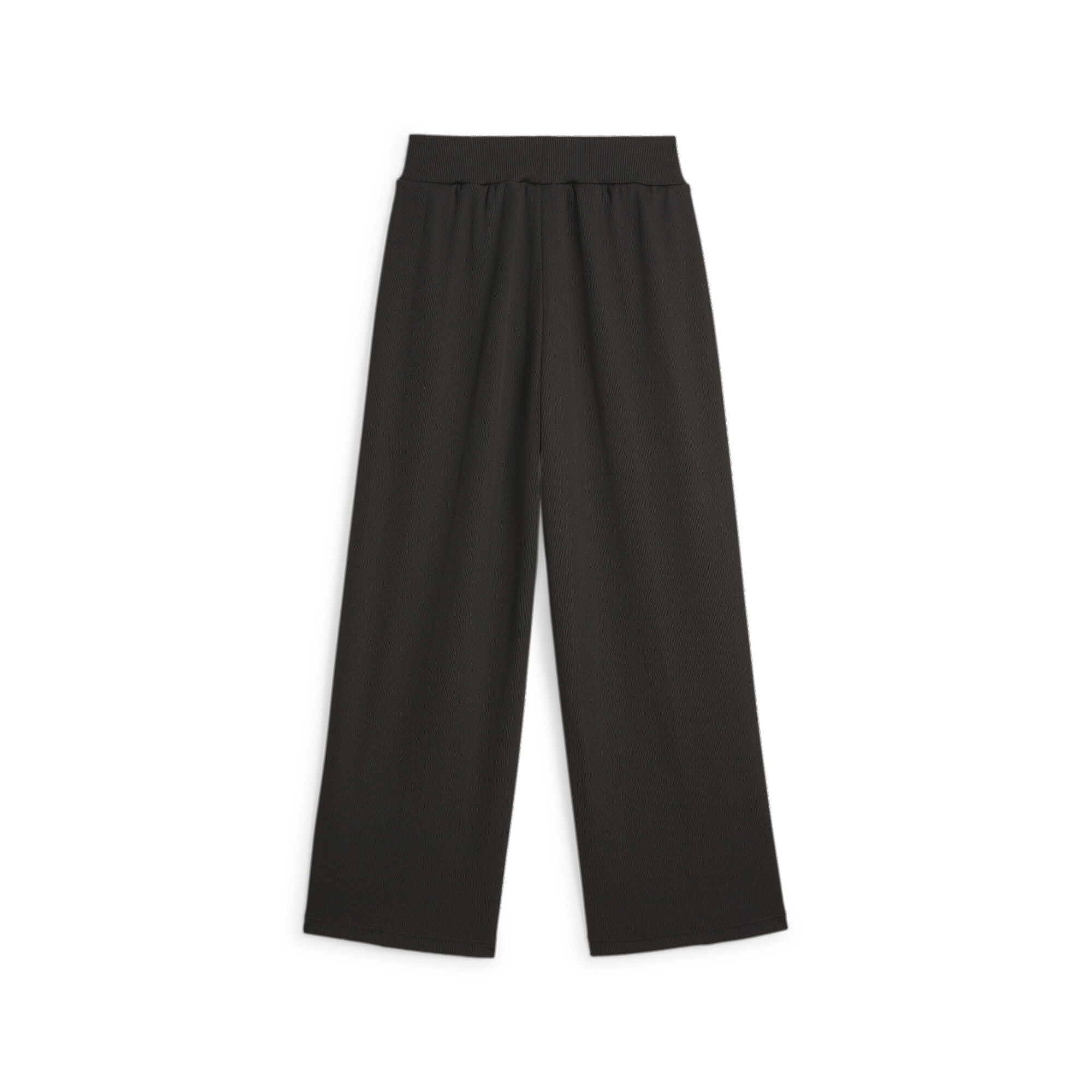 Women's PUMA CLASSICS Ribbed Pants In 10 - Black, Size Large