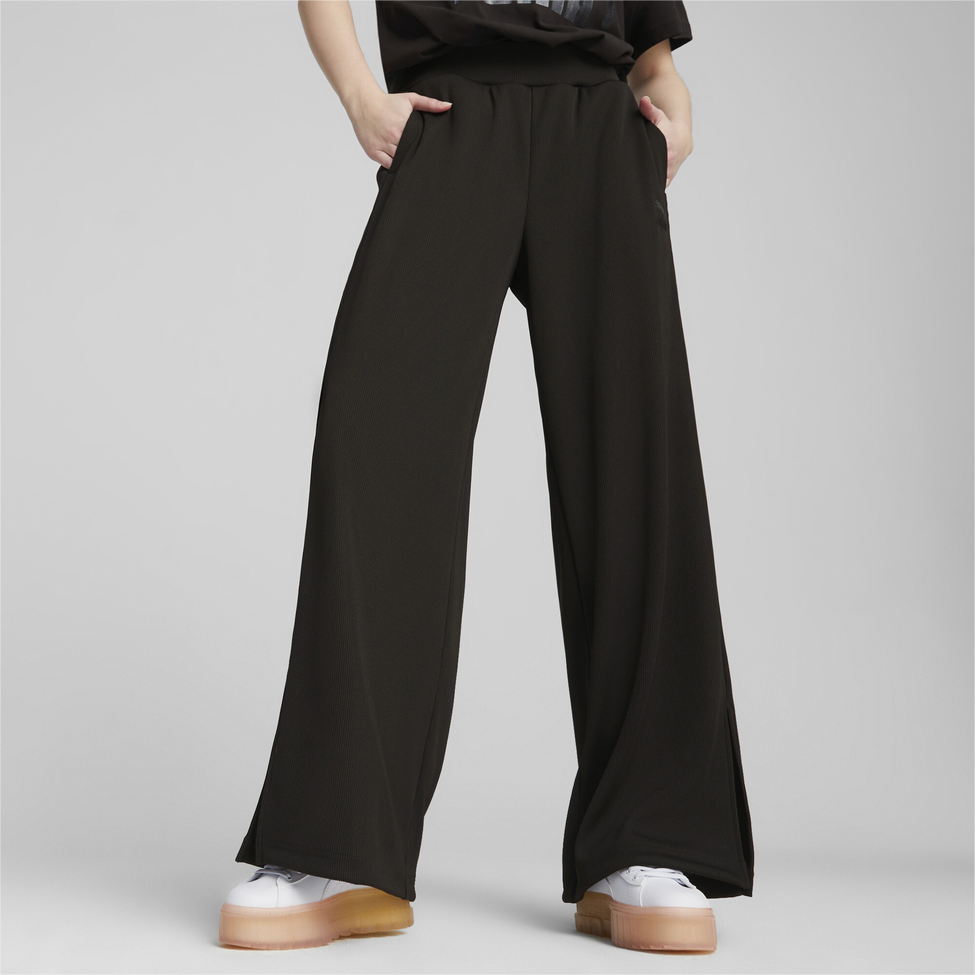 CLASSICS Women's Ribbed Pants | Pants & Tights | PUMA