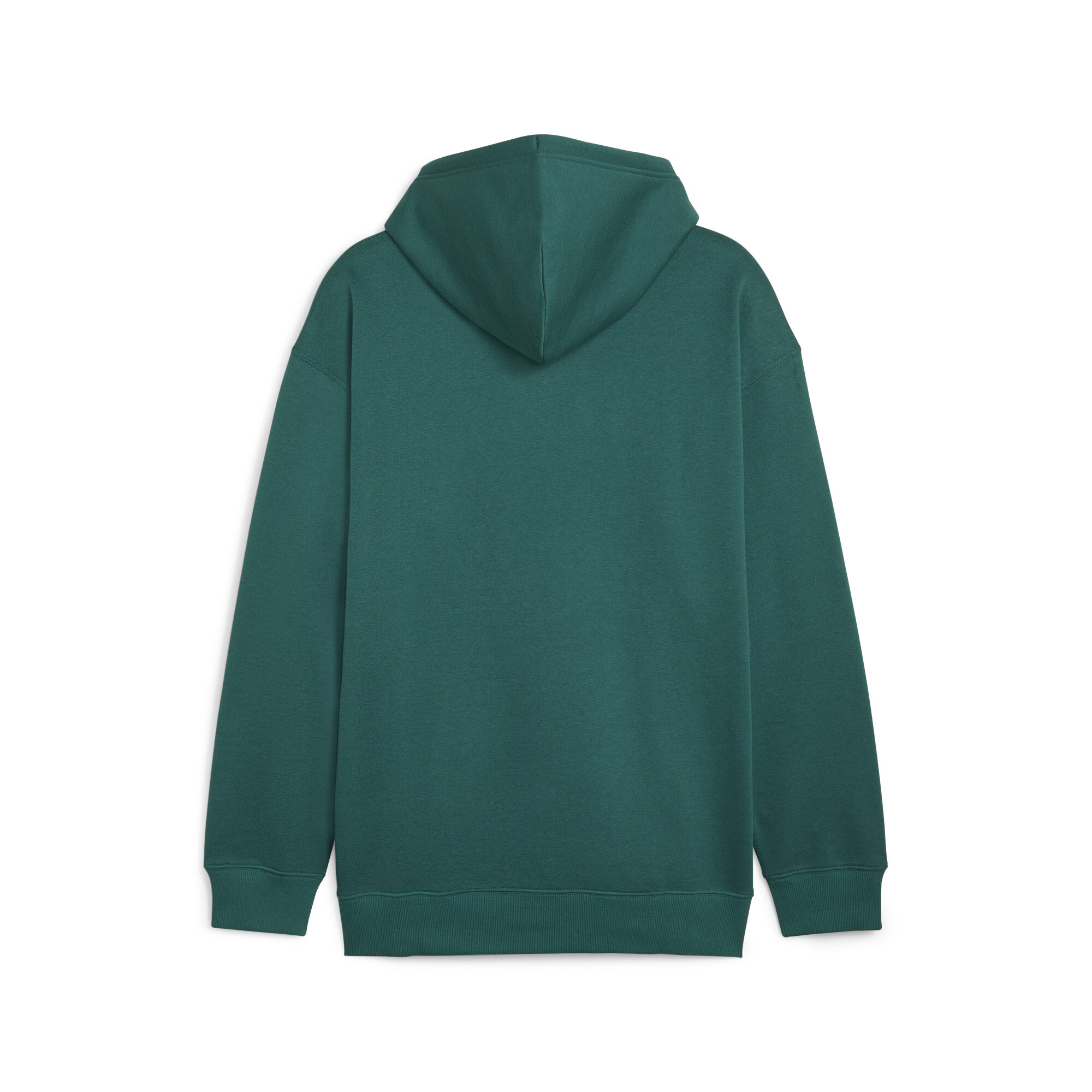 Men's CLASSICS CAFE PUMA Hoodie In Green, Size Small, Cotton