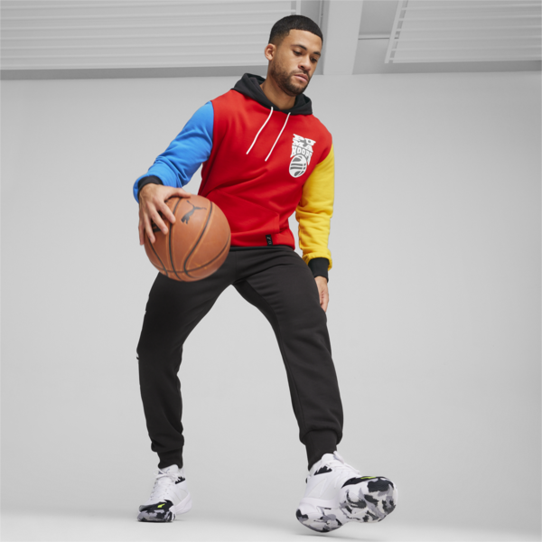 Posterize 2.0 Men's Basketball Hoodie, For All Time Red-PUMA Black, large-ZAF