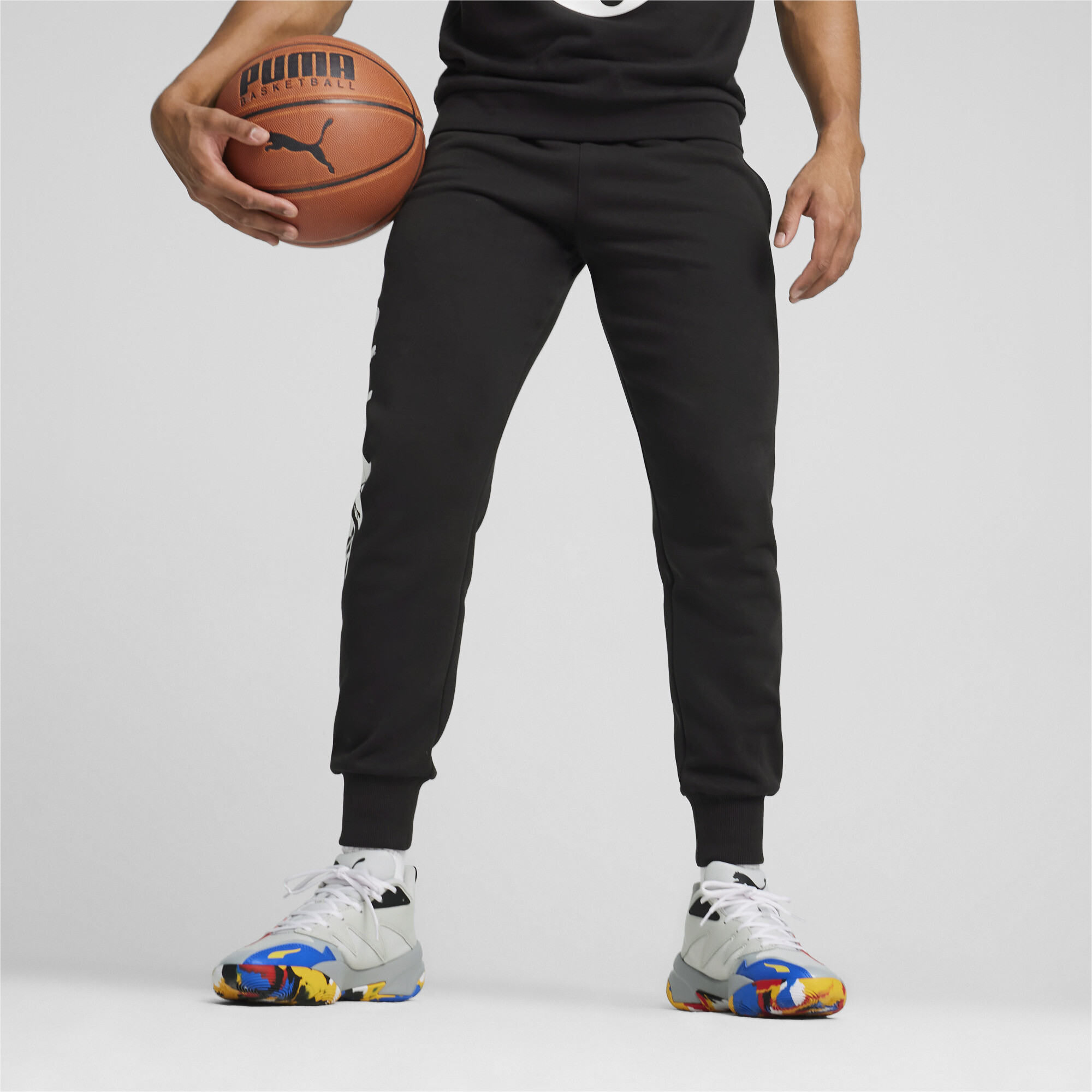 Men's Puma Posterize 2.0 Basketball Track Pants, Black, Size S, Sport