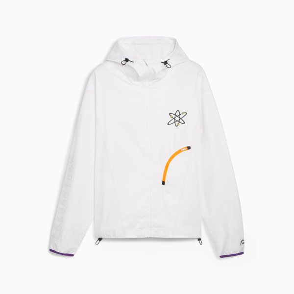 PUMA x DEXTER'S LABORATORY Men's Basketball Dime Jacket, PUMA White, large-MEX