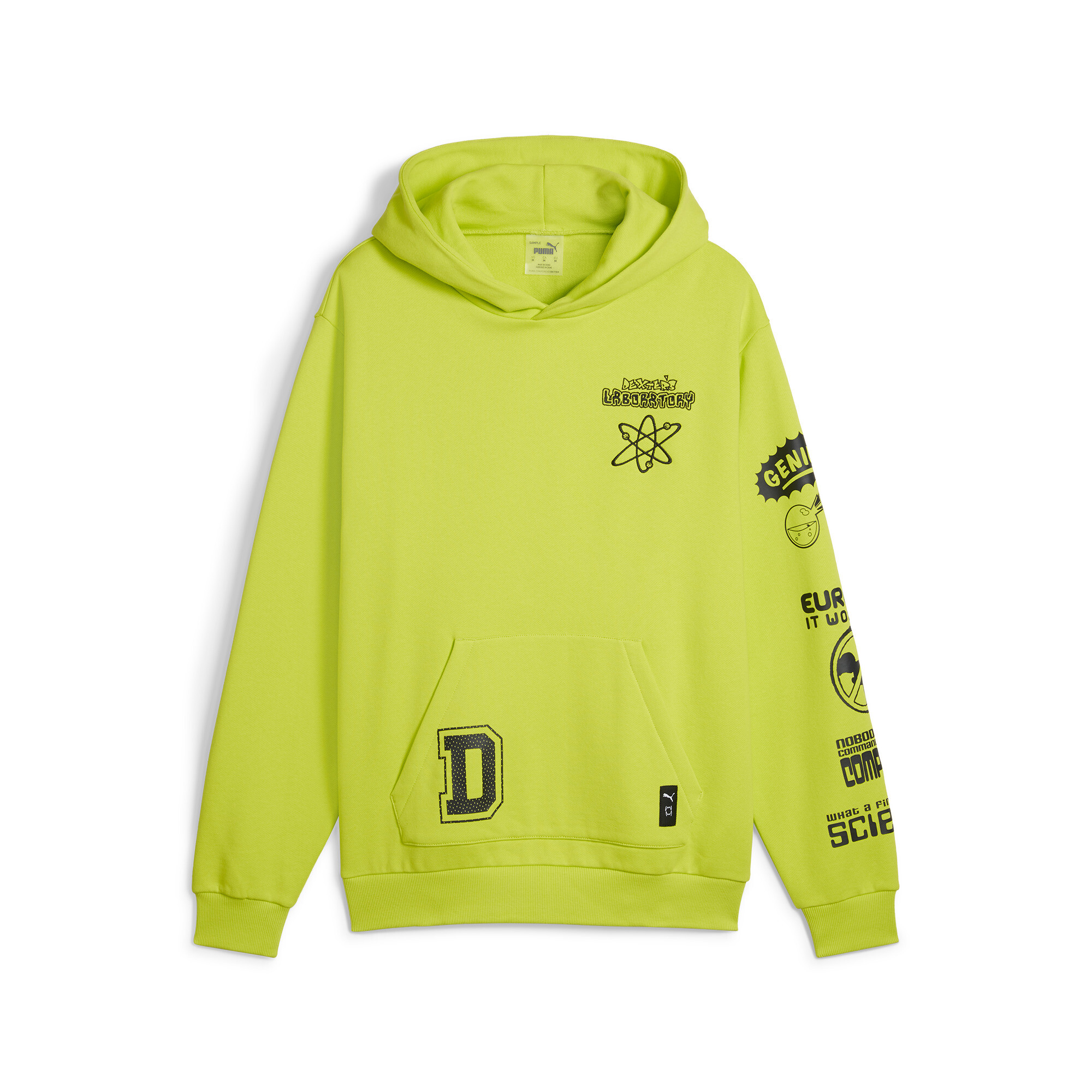 PUMA x DEXTER S LABORATORY Men s Basketball Hoodie Green Puma