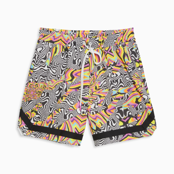 PUMA x DEXTER'S LABORATORY Men's Basketball Shorts, PUMA Black, large-ZAF