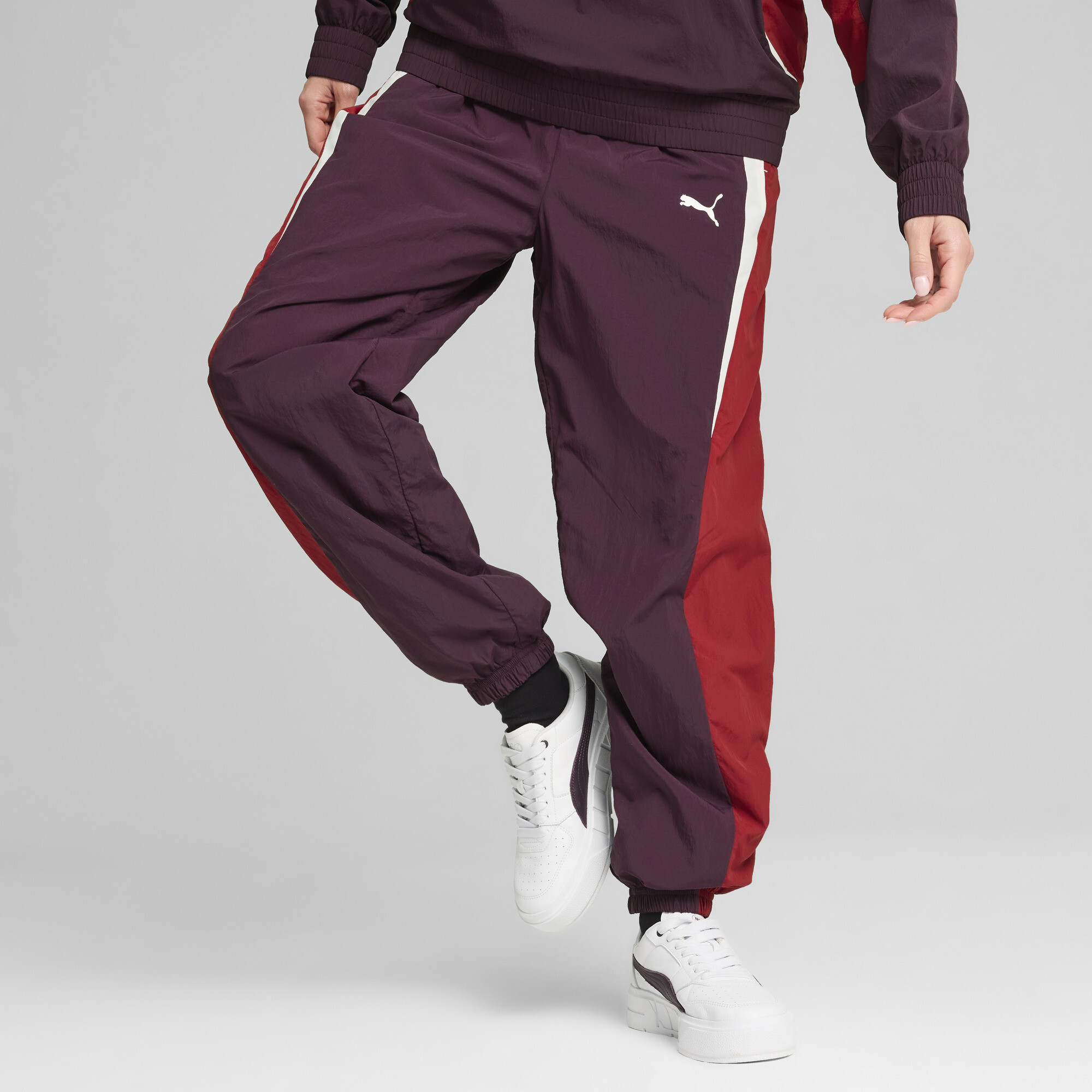 Puma CELLERATOR Trainingshose Damen | Mit Color Blocking | Midnight Plum | Größe: L