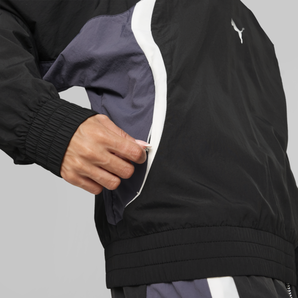 Sudadera CELLERATOR para mujer, PUMA Black-Galactic Gray, large-MEX