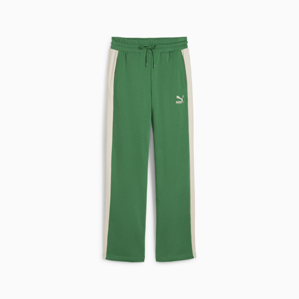 Pantalón recto T7 para mujer, Archive Green, large-ARG