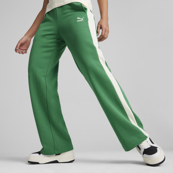Pantalón recto T7 para mujer, Archive Green, large-ARG