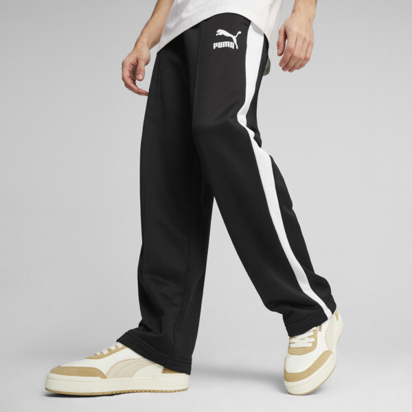 Pantalones de chándal T7 Iconic para hombre, PUMA Black, swatch-ARG